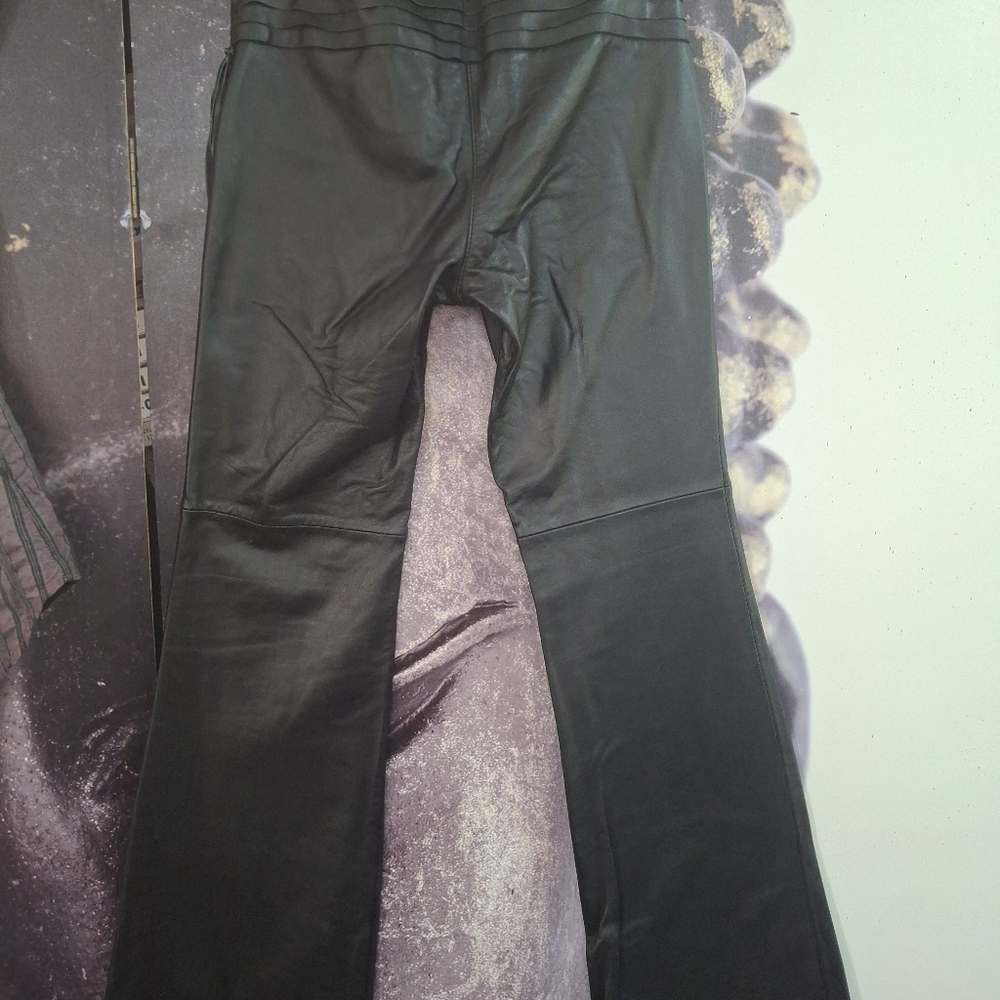 ILLIG leather pants.  Size 0. Color: black